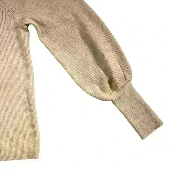 J Crew Balloon-sleeve turtleneck sweater Merino Wool - Picture 5 of 9